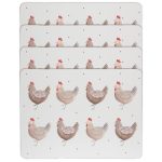 Henrietta Set of 4 Placemats Taupe
