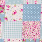 Pale Blue Patchwork Cotton Poplin Pale Blue