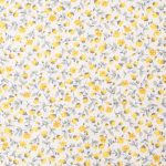 Yellow Floral Cotton Poplin Yellow