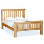 Aylesbury Oak Slatted Bedstead Light Brown / Natural