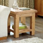 Aylesbury Oak Lamp Table Light Brown / Natural