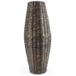 Brown Cattail Vase Brown
