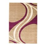Plum Mirage Rug Natural