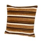 Chenille Blenheim Cushion Cover Light Brown / Natural