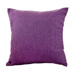 Barkweave Aubergine Cushion Aubergine (Purple)