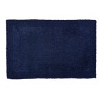 Super Soft Reversible Navy Bath Mat Navy