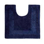 Super Soft Reversible Navy Pedestal Mat Navy