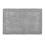 Super Soft Reversible Silver Bath Mat Silver