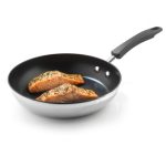 Stainless Steel 24cm Frying Pan Silver