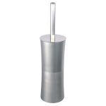 Ohio Toilet Brush Holder Silver