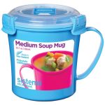 Sistema Soup Mug Assorted Colours Blue