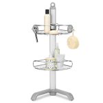 simplehuman Large 78cm Shower Caddy Silver