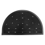 Half Moon Rubber Mat Black