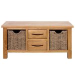 Sidmouth Oak Coffee Table Light Brown / Natural