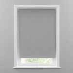 Grey Herringbone Blackout Roller Blind Grey