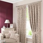 Heritage Glava Damson Pencil Pleat Curtains Cream / Purple