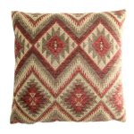 Large Tonto Wine Cushion Cover Dark Red