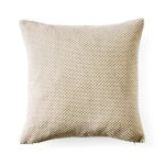 Chenille Spot Cushion Cream