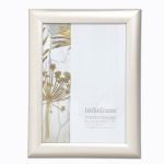 Curved Silver Photo Frame 12″ x 8″ (H 30cm x L 20cm) Silver (Grey)