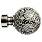 Mix and Match Mirrored Ball Finials Dia. 28mm Silver