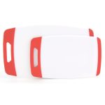 Spectrum Pair of Chopping Boards Red / White