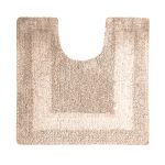 Super Soft Reversible Pebble Pedestal Mat Pebble (Grey)
