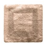 Super Soft Reversible Pebble Square Bath Mat Pebble (Grey)