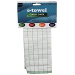 E-Cloth Classic Check E-Towel Green