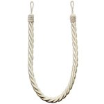 Ivory Rope Tieback Cream
