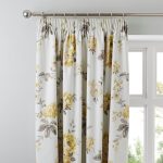 Windermere Lemon Thermal Pencil Pleat Curtains Lemon Yellow