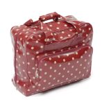 Vintage Red Polka Dot Sewing Bag Red
