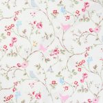 Grey Bird Trail PVC Blue / Pink