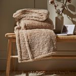 Teddy Bear Taupe Throw Teddy Taupe