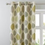 Regan Green Eyelet Curtains Green