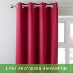 Solar Fuchsia Blackout Eyelet Curtains Fuchsia Pink