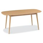 Skandi Oak Extending Dining Table Light Brown / Natural