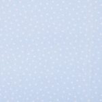 Powder Blue Stars Cotton Poplin Powder Blue