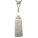 Glass Monroe Tieback Ivory Cream