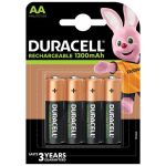 Duracell Pack of 4 AA Rechargeable Batteries Black