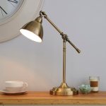 Lever Arm Table Lamp Bronze