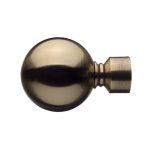 Mix and Match Antique Brass Ball Finials Dia. 16/19mm Bronze