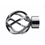 Mix and Match Rounded Cage Finials Dia. 28mm Silver