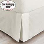 Non Iron Plain Dye Ivory Divan Trim Cream