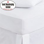 Non Iron Plain Dye 28cm White Fitted Sheet White