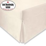 Non Iron Plain Dye Cream Fitted Valance Cream