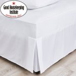 Non Iron Plain Dye White Fitted Valance White