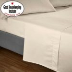 Non Iron Plain Dye Cream Flat Sheet Natural Cream