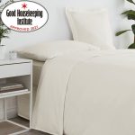 Non Iron Plain Dye Ivory Flat Sheet Cream