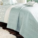 Evie Butterfly Duck-Egg Bedspread Duck Egg Blue