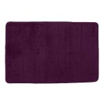Memory Foam Grape Bath Mat Dark Grey